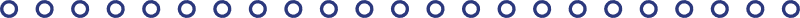 Blue dots in a row creating a line