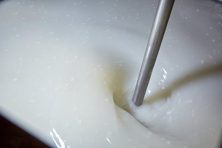 Visual representation of chemicals being produced for a toll blending customer.